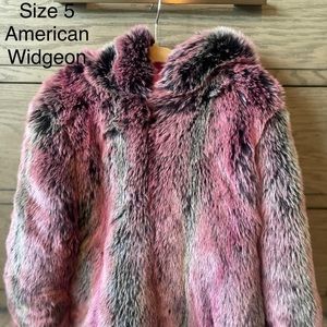 American Widgeon girls fur coat. Size 5